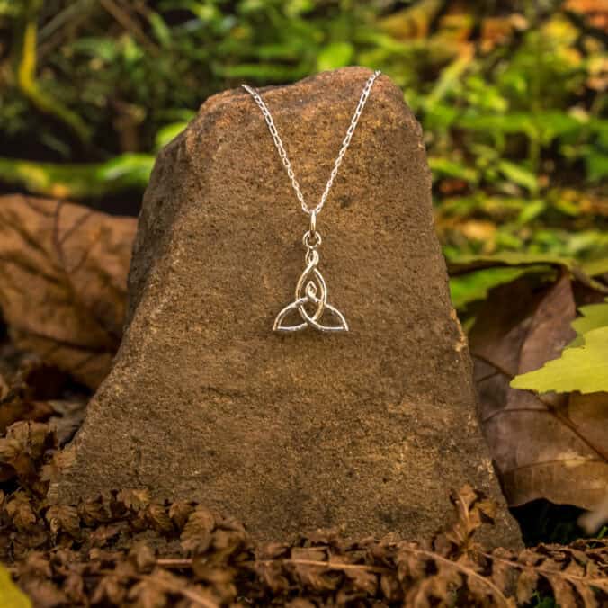 Mother Child Celtic Knot Small Pendant