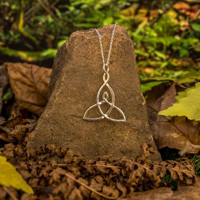 Mother Child Celtic Knot Medium Pendant